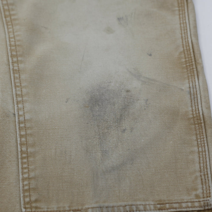 Mens Carhartt B136 BRN Dungaree Fit Double Knee Workwear Pants Size 36 X 30
