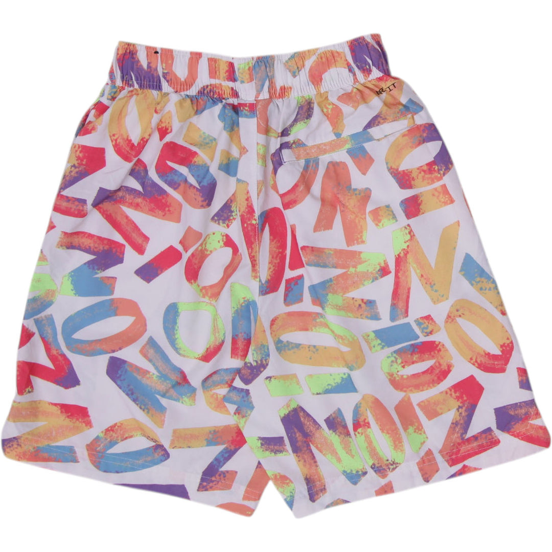 Mens Nike Jordan Dri-FIT Zion Williamson AOP Letter Print Basketball Shorts S