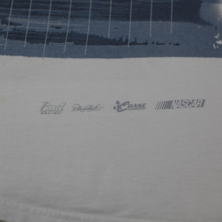 Vintage Dale Earnhardt Jr NASCAR T-Shirt AOP Budweiser #8 Chase Authentics M