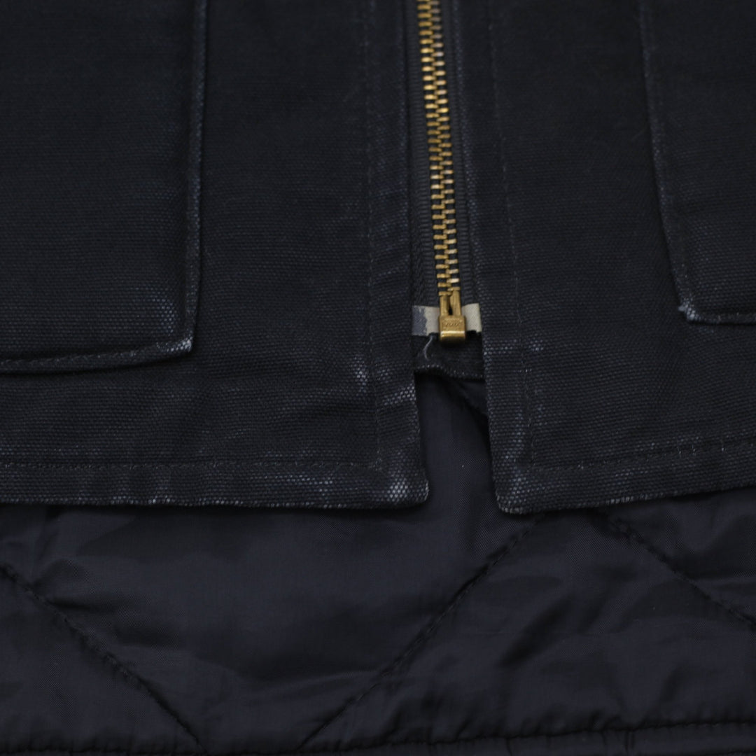 Mens Carhartt V01 BLK Quilt Lined Duck Full Zip Vest Large | Migration_Vests WW Collection - Alternate View | Fashion Rerun