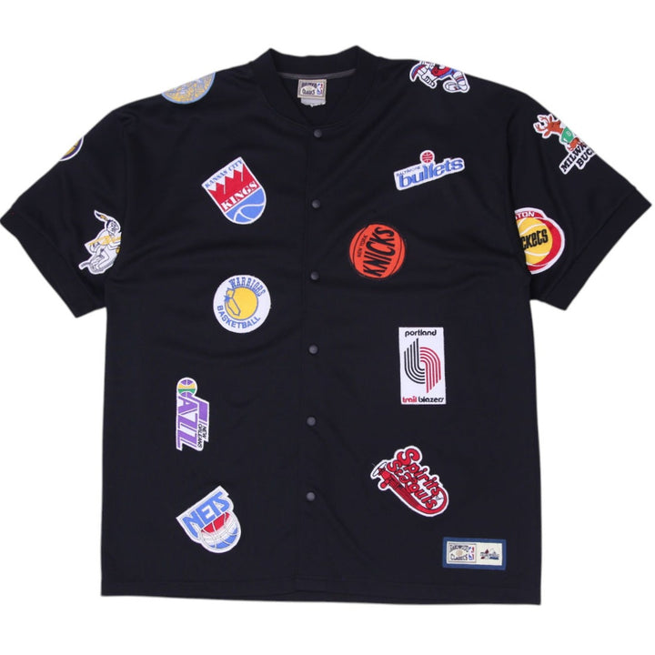 Vintage 2000s Majestic NBA Jersey Team Logo Patches Shirt Size XXL | Migration_Jersey | Fashion Rerun