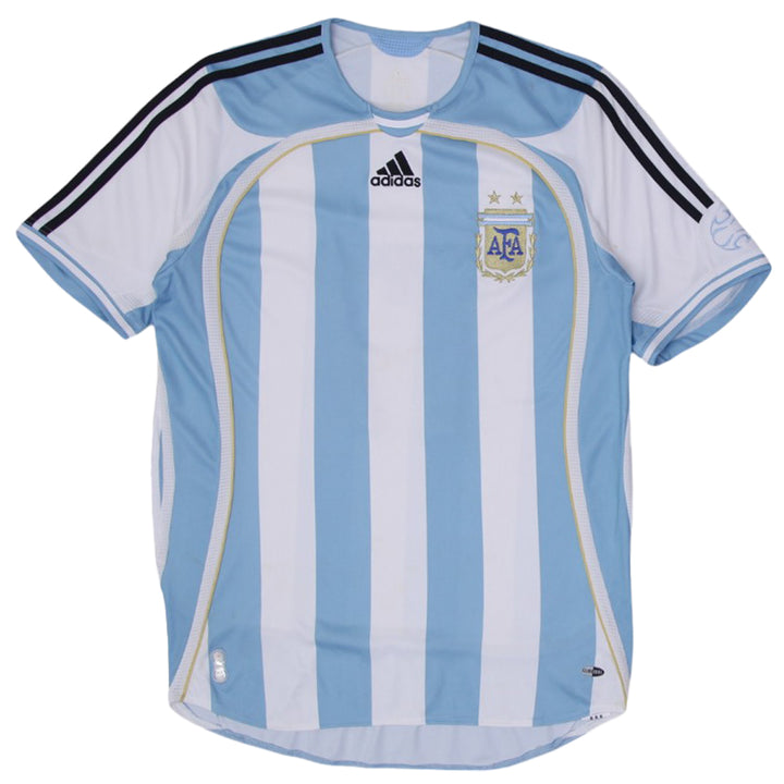 Mens Argentina 2006-2007 Moralez #17 Home Shirt Jersey