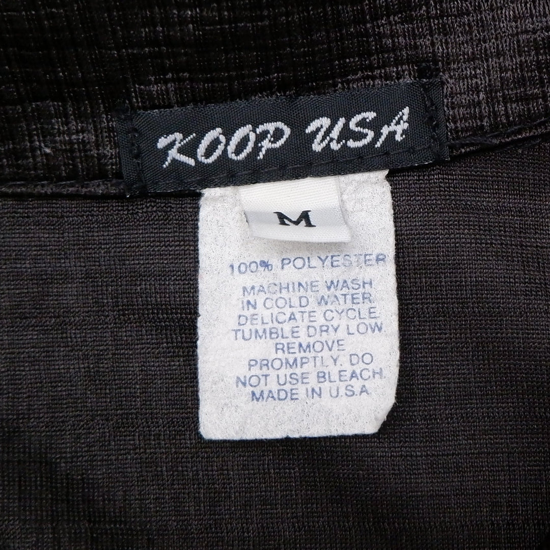 Vintage Koop USA Black Short Sleeve Made In USA Shirt | Migration_Shirt UAENAT20 - Back View | Fashion Rerun