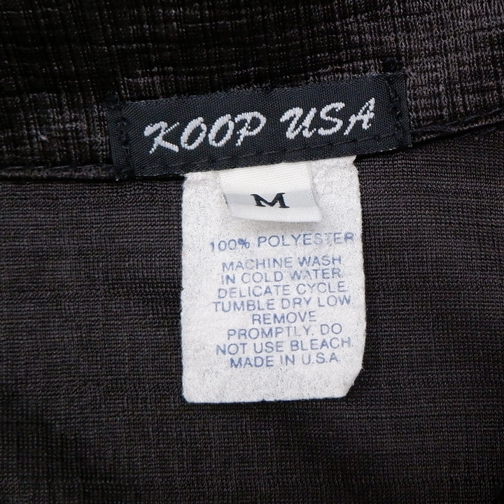 Vintage Koop USA Black Short Sleeve Made In USA Shirt | Migration_Shirt UAENAT20 - Back View | Fashion Rerun