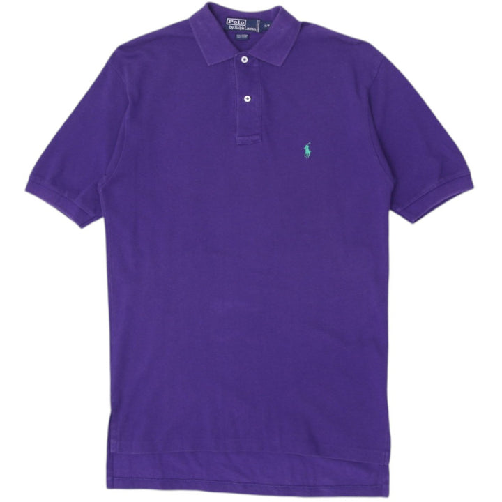 Mens Polo By Ralph Lauren 100% Cotton Purple Polo T-Shirt S