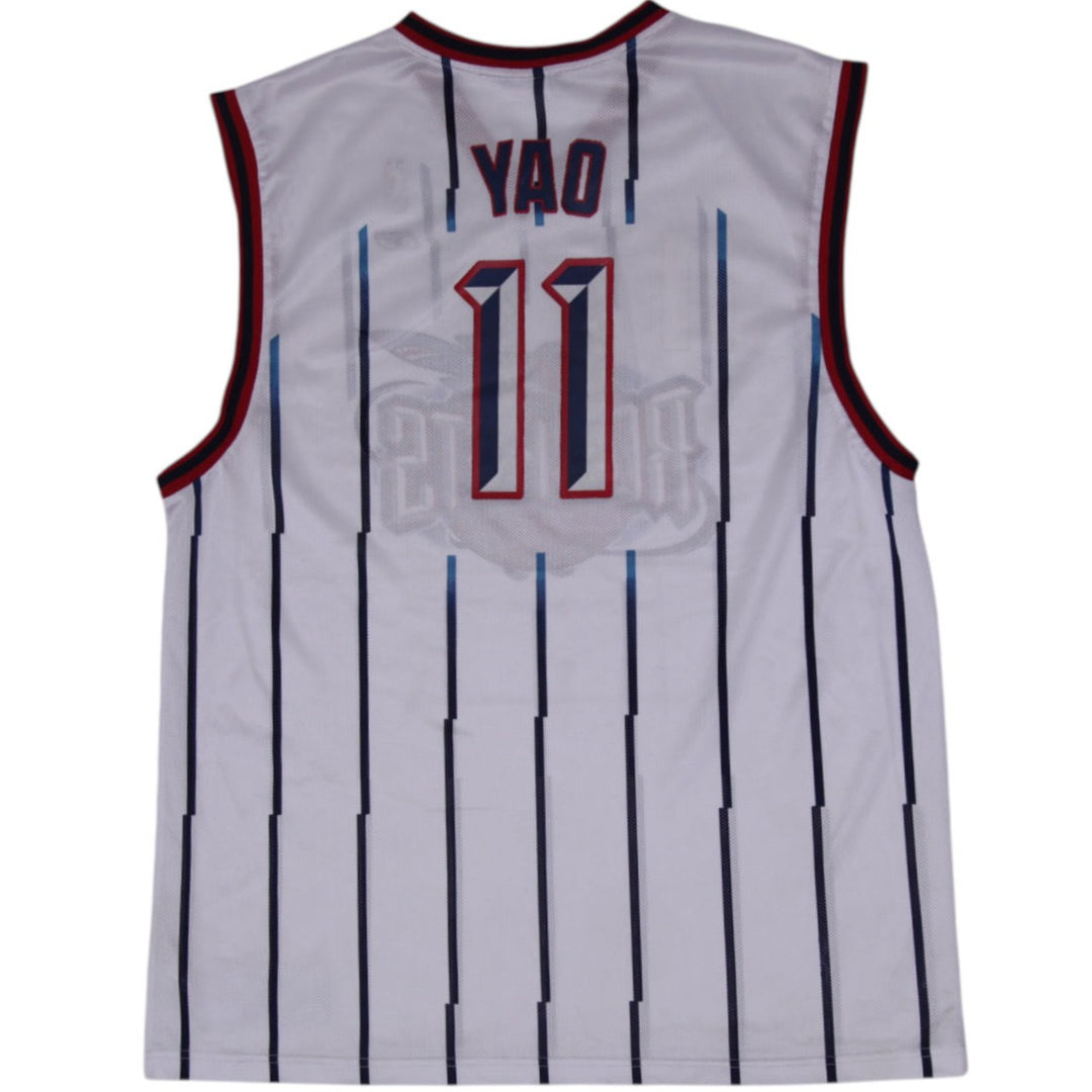 Vintage 2002 Reebok Yao Ming Rookie Era Houston Rockets Jersey Size XL