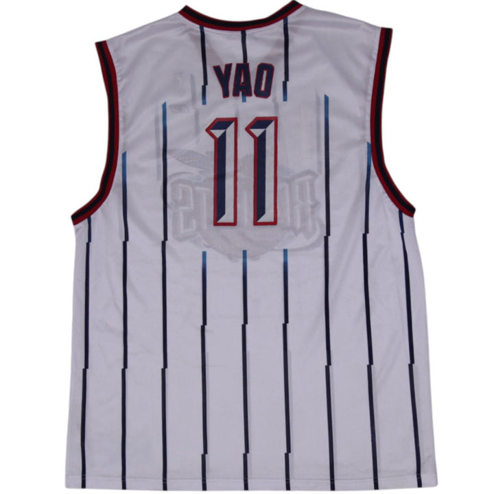 Vintage 2002 Reebok Yao Ming Rookie Era Houston Rockets Jersey Size XL