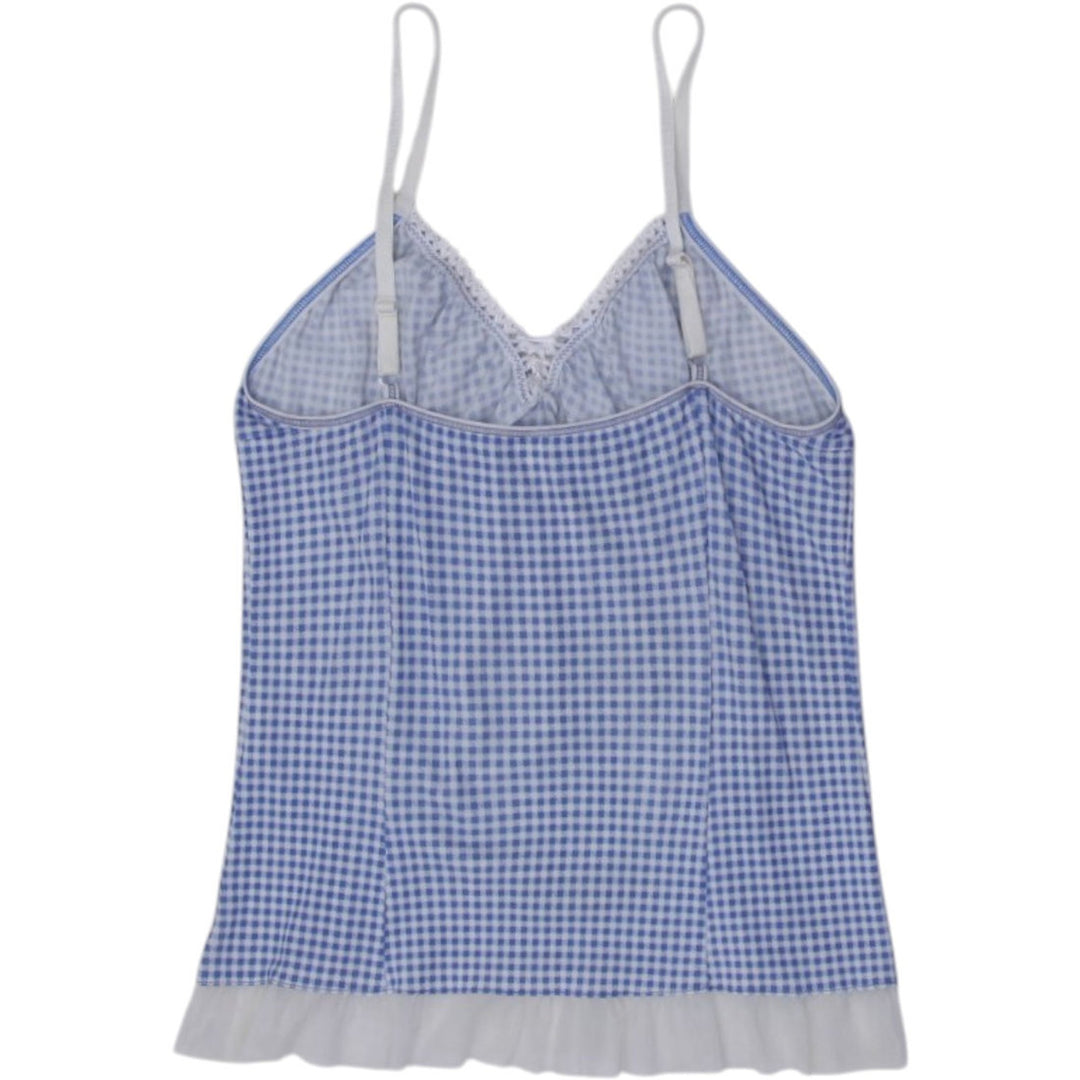 Y2K Ladies Strappy Gingham Top