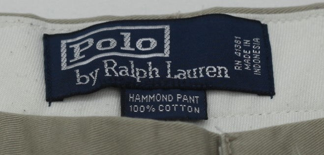 Vintage Polo by Ralph Lauren Chino Hammond Pants Beige - Fashion Rerun Vintage Migration_Pants