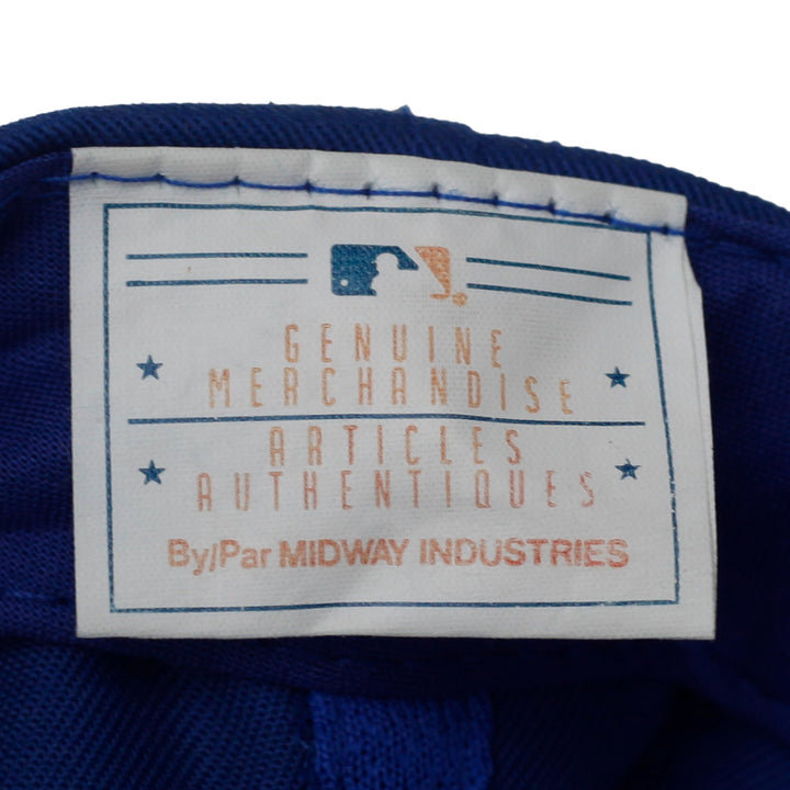 Mens Toronto Blue Jays Blue White Adjustable Embroidered Logo Cap