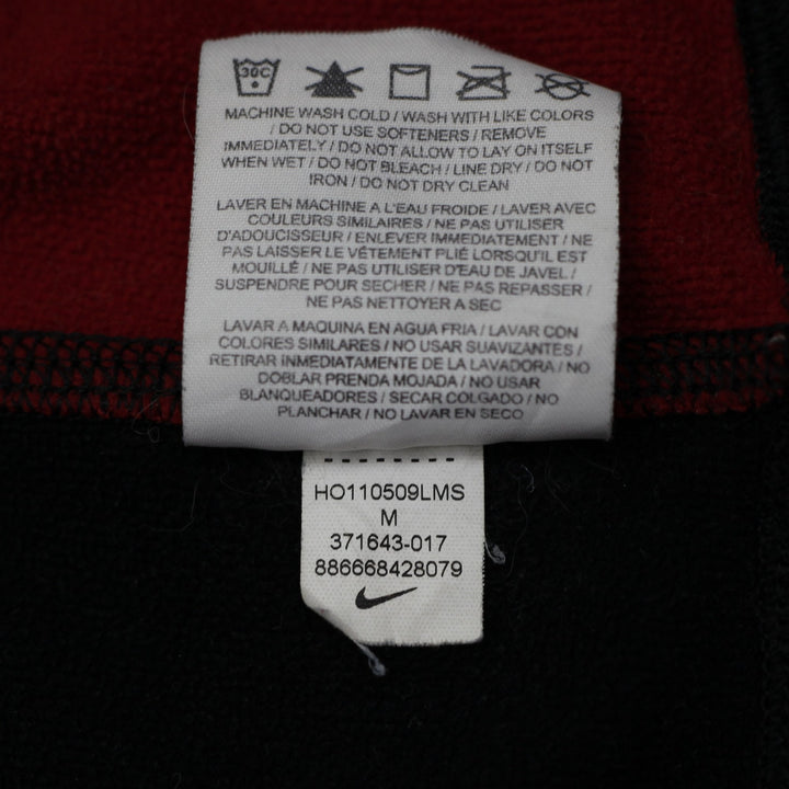 Mens Nike Therma-Fit Black Red Pullover Hoodie Size M