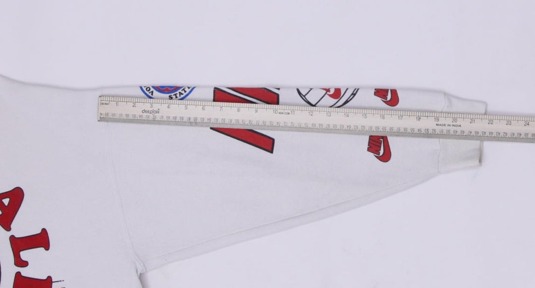 Vintage 90s Nike Volleyball Team All-Star Pullover Sweatshirt Made In USA XL