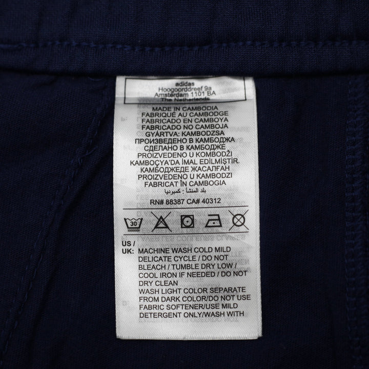 Ladies Adidas Adibreak Tearaway Track Pants Navy Red Snap Button Size L