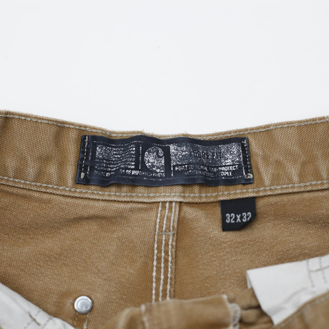 Mens Carhartt Canvas Workwear Utility Cargo Pants Size 32x32