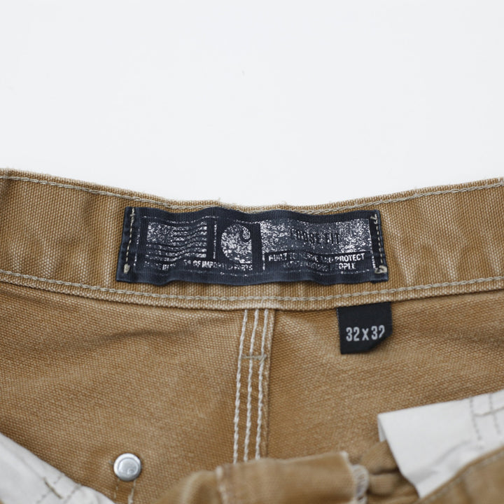 Mens Carhartt Canvas Workwear Utility Cargo Pants Size 32x32