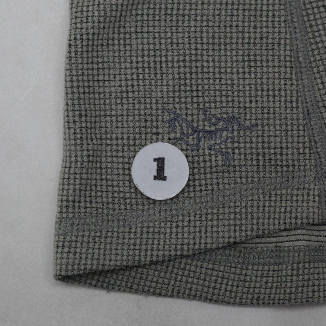 Ladies Arc'teryx Polartec Gray 1/4 Zip Fleece Sweater Size M