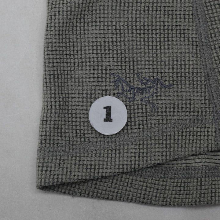 Ladies Arc'teryx Polartec Gray 1/4 Zip Fleece Sweater Size M
