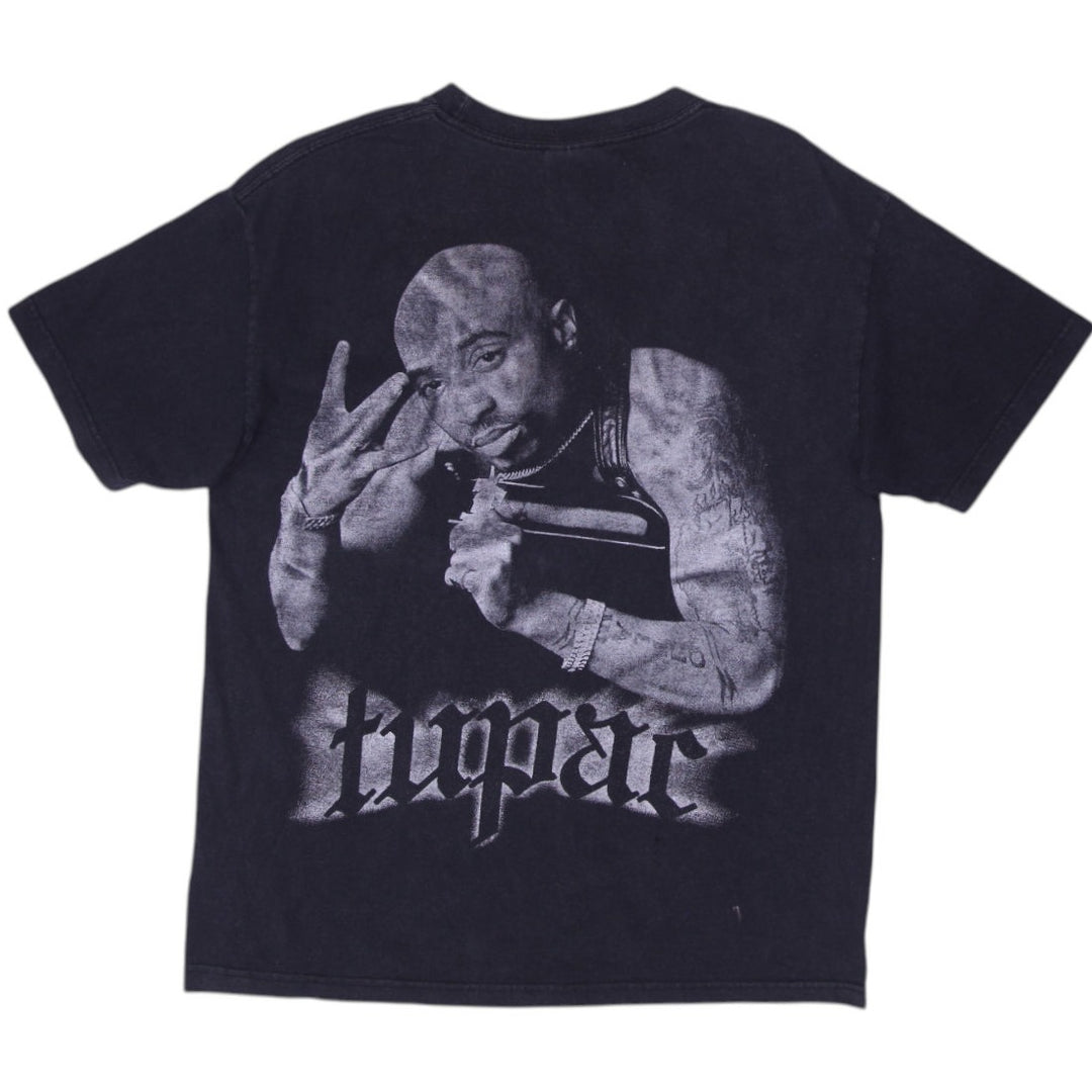 Vintage Tupac Shakur Double Sided Graphic T-Shirt Size L | Migration_T-Shirts - Side View | Fashion Rerun