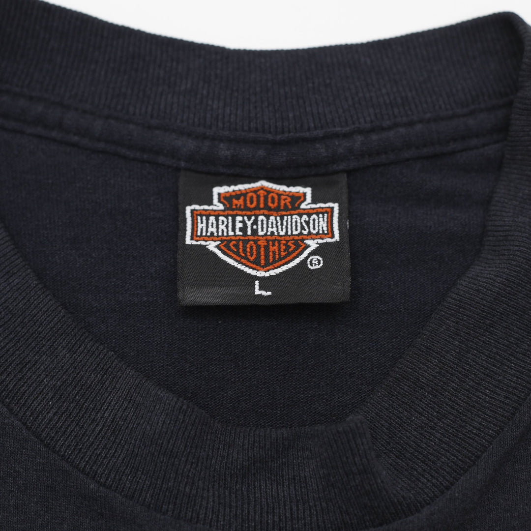 Vintage 1991 Vintage Harley Davidson 3D Emblem T-shirt Size L