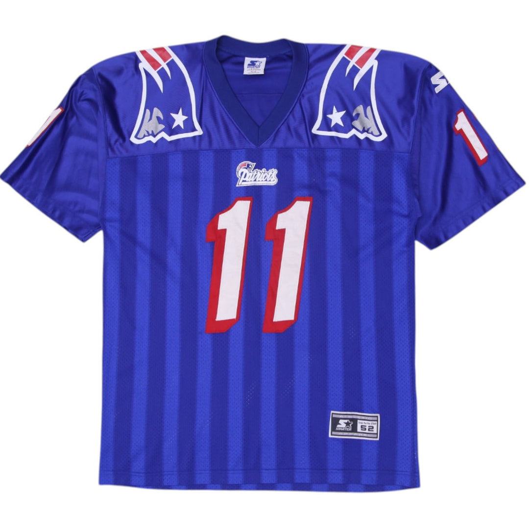 Vintage 90s New England Patriots Drew Bledsoe 11 Starter NFL Jersey Men's 52/XL | Migration_Jerseys | Fashion Rerun
