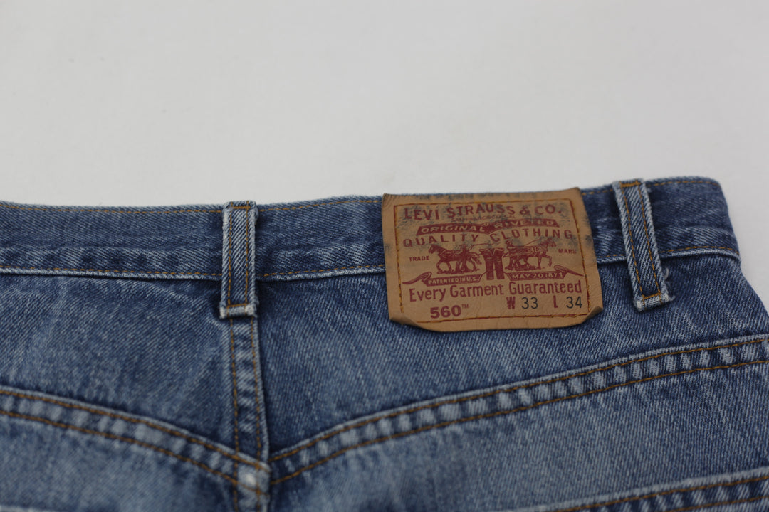 Vintage Levis 560 Loose Fit Tapered leg Jeans