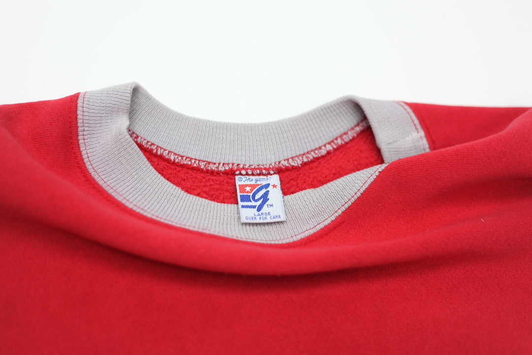 Vintage Chicago Bulls Embroidered Sweatshirt Made in USA