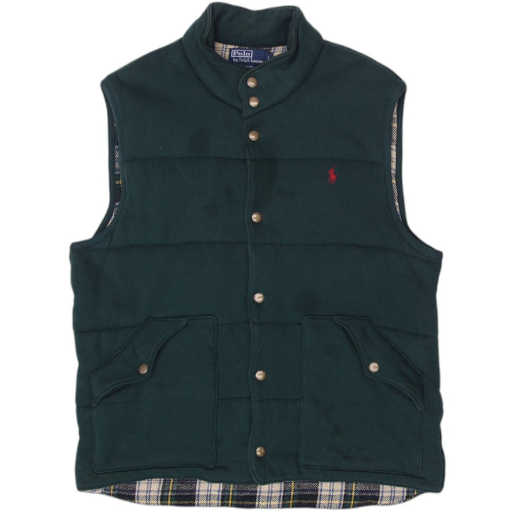 Vintage Mens Polo Ralph Lauren Dark Green Puffer Vest Size L | Migration_Vests | Fashion Rerun