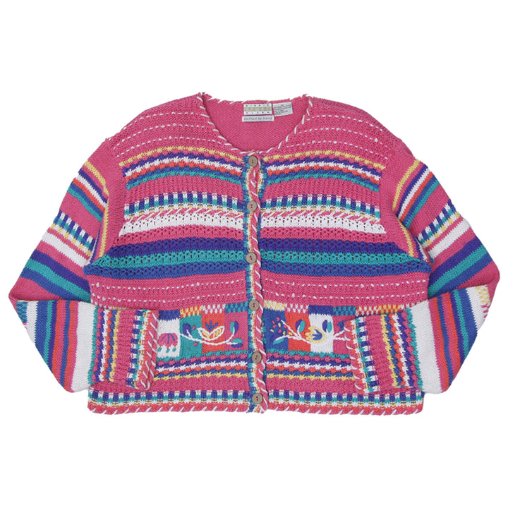 Vintage Sigrid Olsen Sport Hand Knitted Sweater Cardigan Ladies - Fashion Rerun Vintage Migration_Sweaters