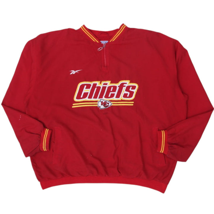 Vintage Reebok Kansas City Chiefs Sideline Quarter Zip Jacket XXL | Migration_Jackets | Fashion Rerun