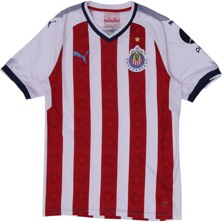 Mens Puma Chivas Guadalajara Home 2017-2018 Soccer Jersey