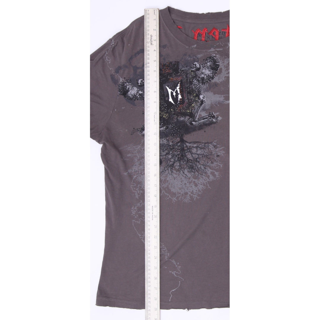 Y2K Mens Affliction "Forgotten Rebel" Layered Long Sleeve T-Shirt Size XL