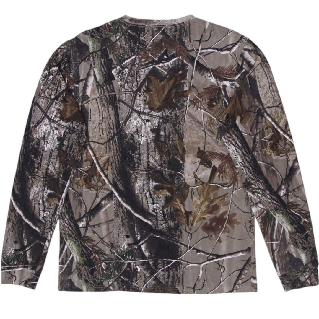 Mens Realtree Camo Long Sleeve T-Shirt