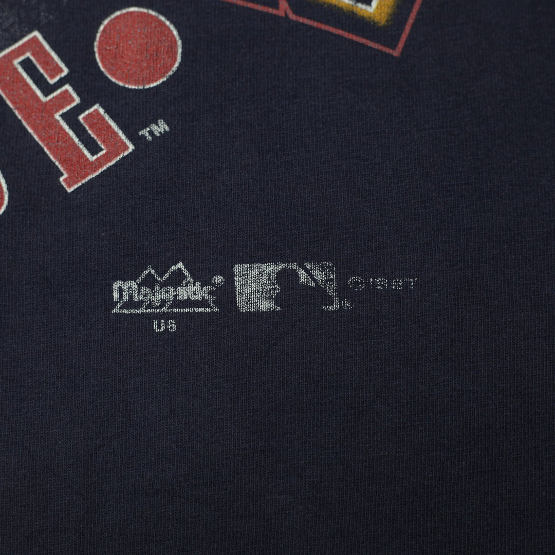 Vintage 1997 Cleveland Indians American League Champions Made in USA Size XL