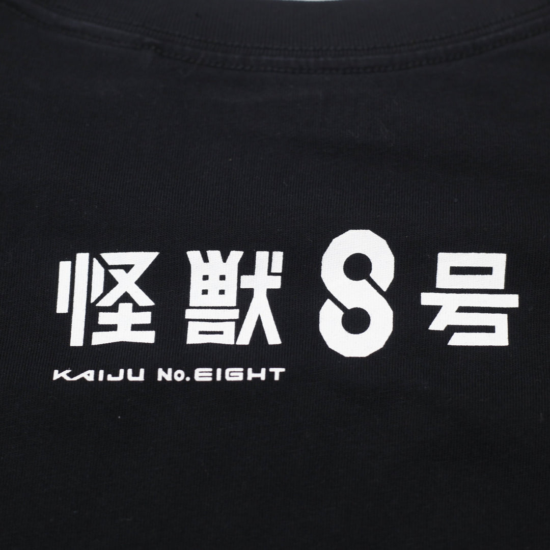 Mens Uniqlo x Kaiju No. 8 UT Anime Graphic T-Shirt Black Size XL