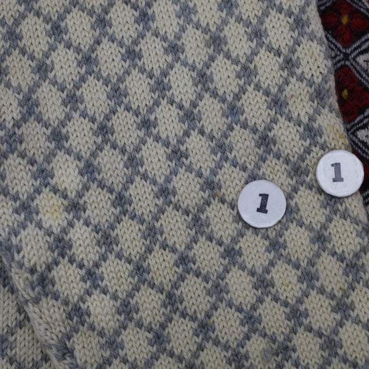 Vintage Dale of Norway Ladies Cardigan Sweater Small Wool Fair Isle Pewter Clasp | Migration_Knitwear & Sweat | Fashion Rerun