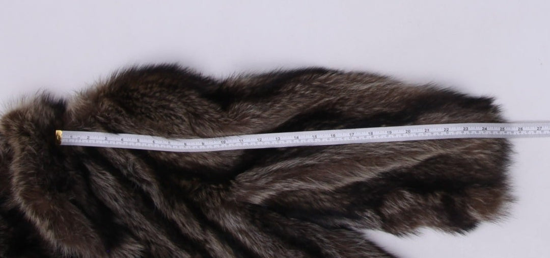 Exquisite Mid-Century Luxury Vintage Longline Striped Richard-Donald Long Fur Coat | Migration_Fur Antiques - | Fashion Rerun
