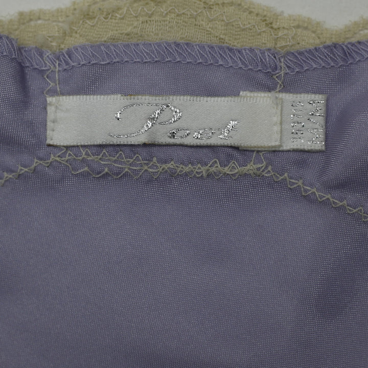 Y2K Ladies Secret Pastel Lilac Satin Lace Camisole Top Coquette Lingerie Cami M