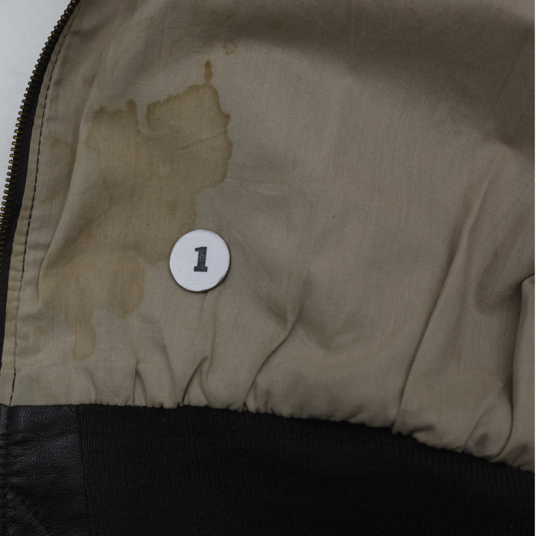 Vintage Cooper A2 Flight Jacket Brown Leather WWII Made In USA 46L | Migration_Jackets - Alternate View | Fashion Rerun
