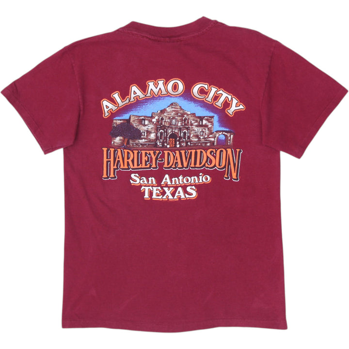 Vintage 90s Harley Davidson Alamo City San Antonio T-Shirt Size M