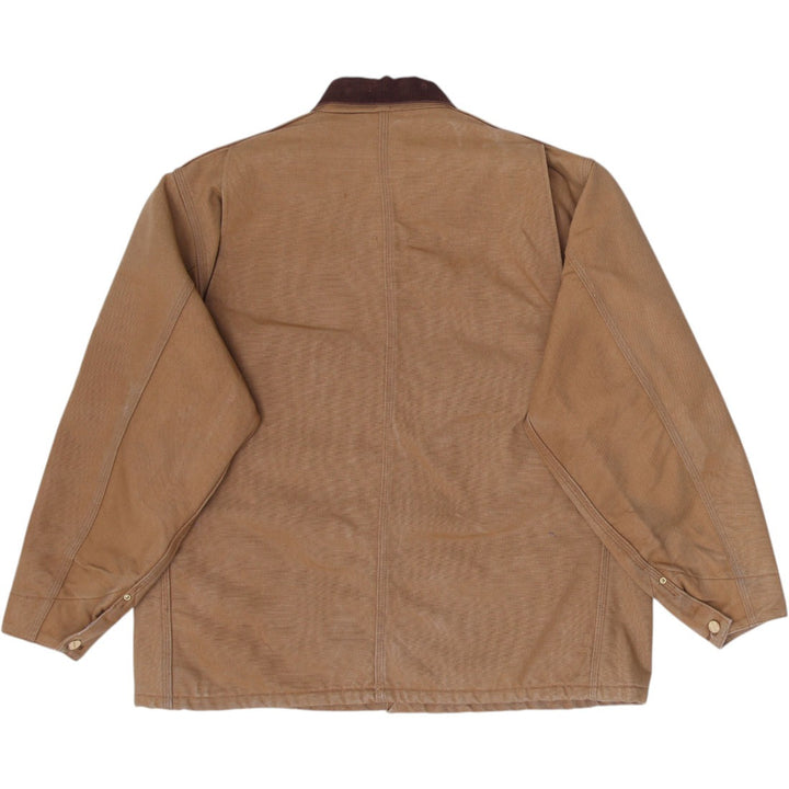 Vintage 90s Carhartt C01 BRN Blanket Lined Jacket Size 50