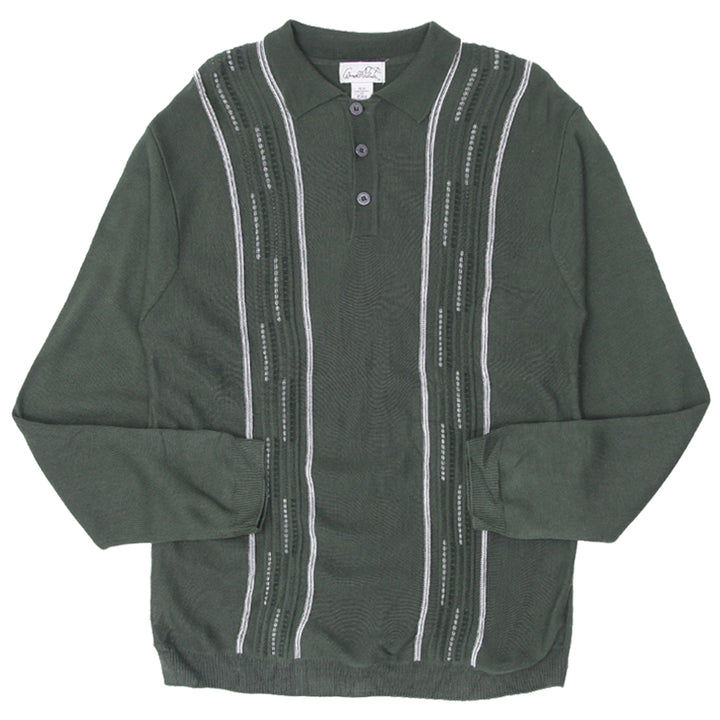Vintage Arnold Palmer Olive Green Knit Pullover Sweater Woolen Blend Size Medium - Fashion Rerun Vintage Migration_Sweaters