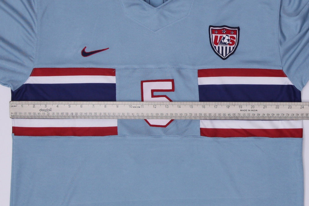 Vintage Mens USA 1995-96 Away Football Nike Peay #5 Size L United States