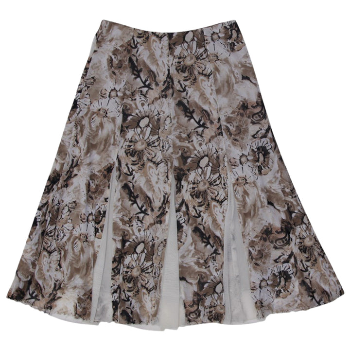 Y2K Ladies Studio Petites Floral Mesh Skirt