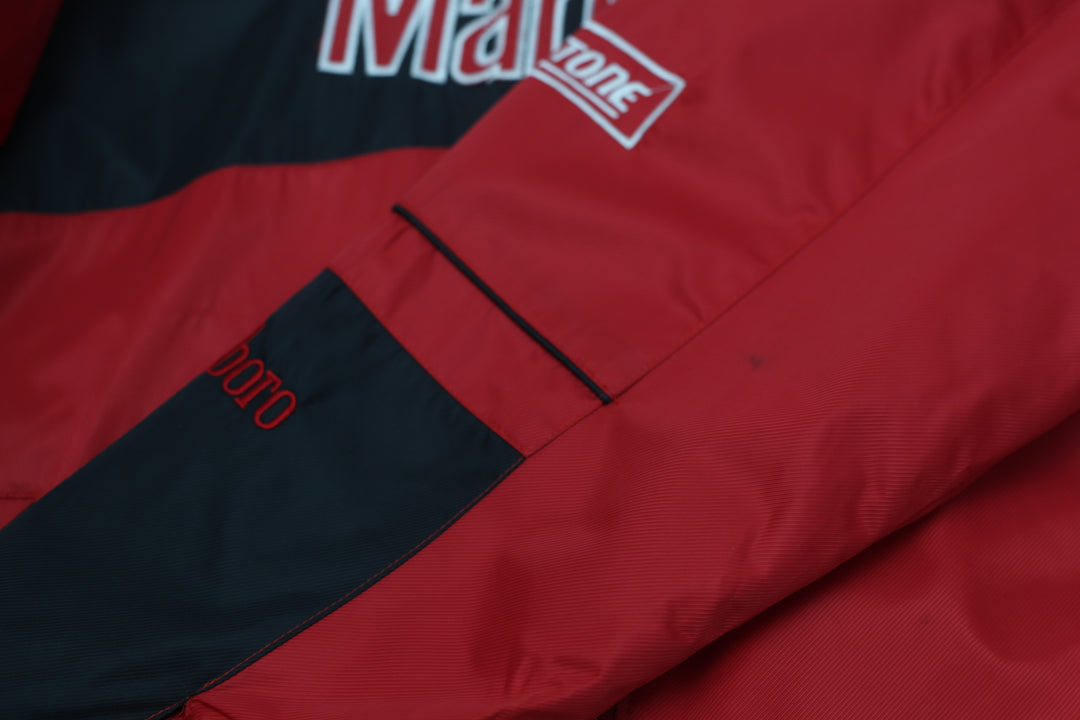 Mens Racing Marlboro Shell Vodafone Red Bomber Jacket