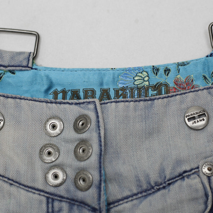 Y2K Ladies Parasuco Denim Mini Skirt | Migration_Skirts - Detail View | Fashion Rerun