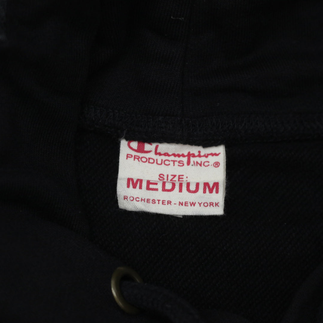 Mens Champion X Undefeated Black Pullover Hoodie - Fashion Rerun Vintage Migration_Sweaters