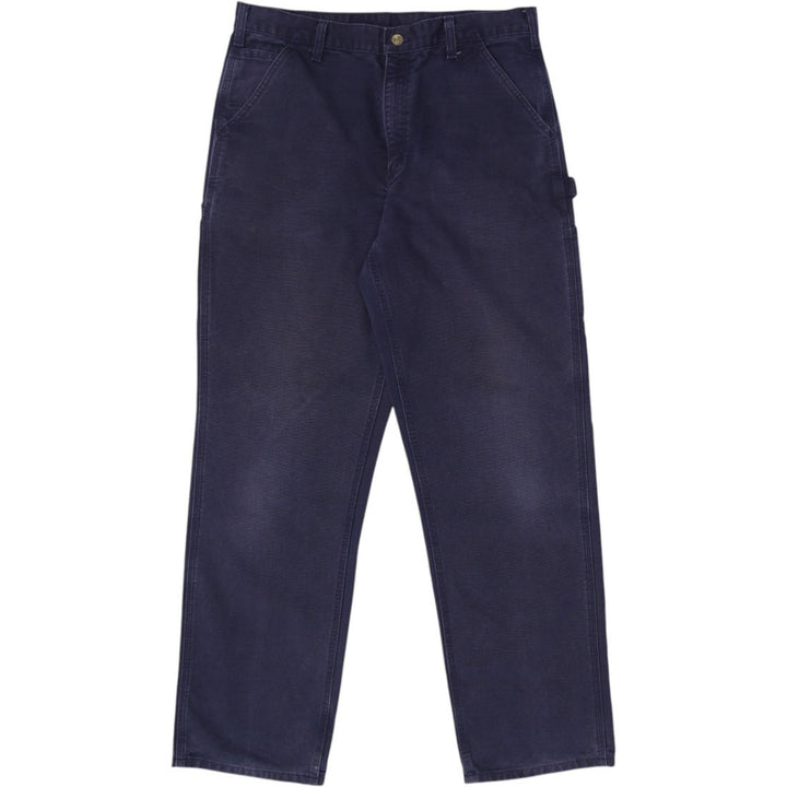 Mens Carhartt B11 MDT Dungaree Fit Navy Workwear Pants Size 34X34 | Migration_Pants | Fashion Rerun