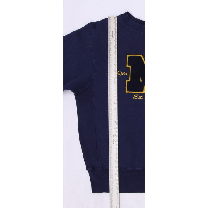 Vintage 90s University of Michigan Varsity Letterman Spell Out Sweatshirt Large | Migration_Sweatshirts - Vie | Fashion Rerun