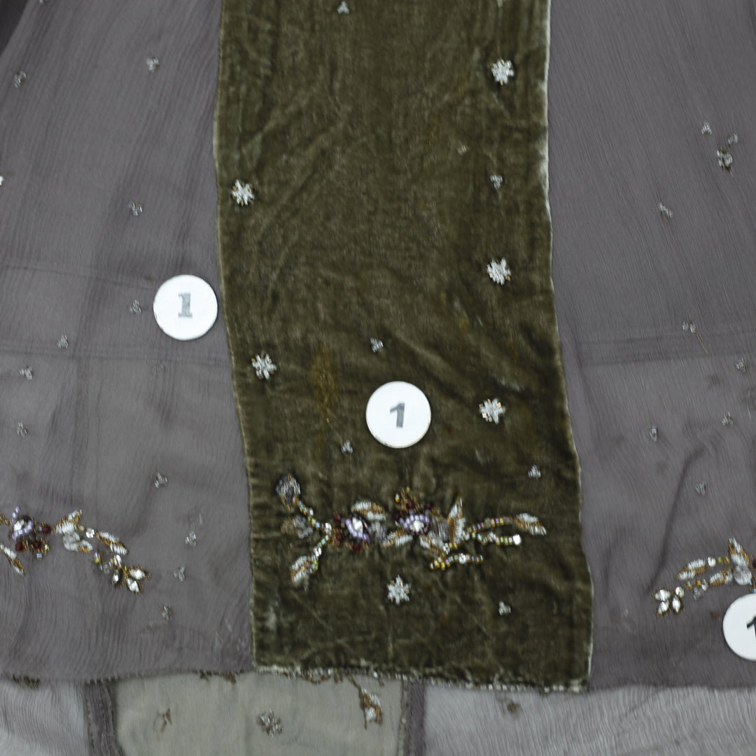 Y2K Ladies Elie Tahari Embellished Elegant Midi Skirt Size M