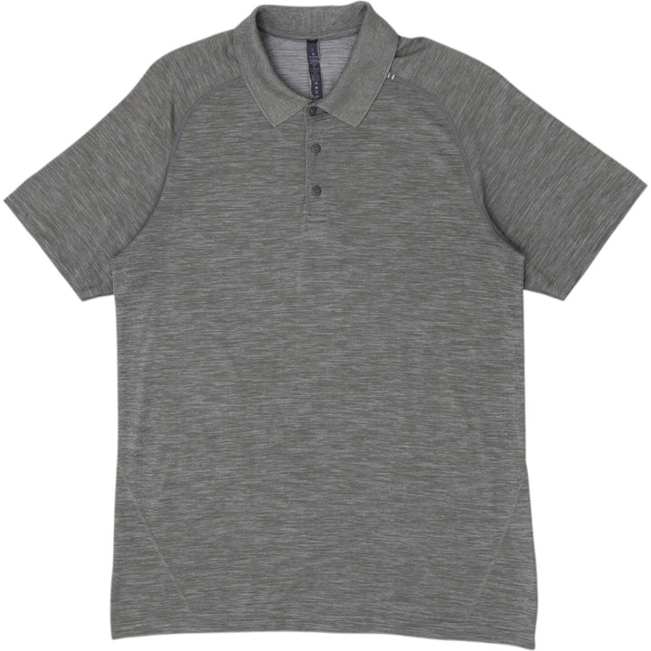 Mens Lululemon Metal Vent Tech Athletic Golf Polo T-Shirt Size L
